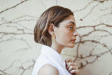 Mantras Asymmetrical Earrings
