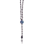 Onyx Rosary Necklace