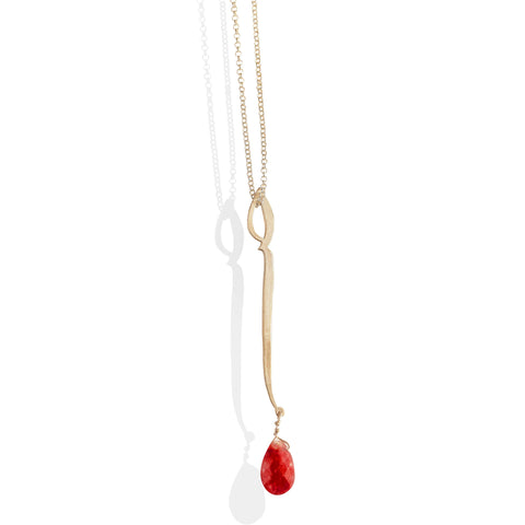 Love Necklace in Red