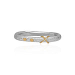 X INTERTWINED DOUBLE RING